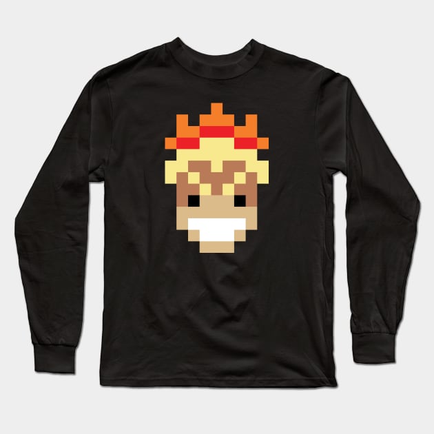 Junkrat 8-bit Long Sleeve T-Shirt by icecat8